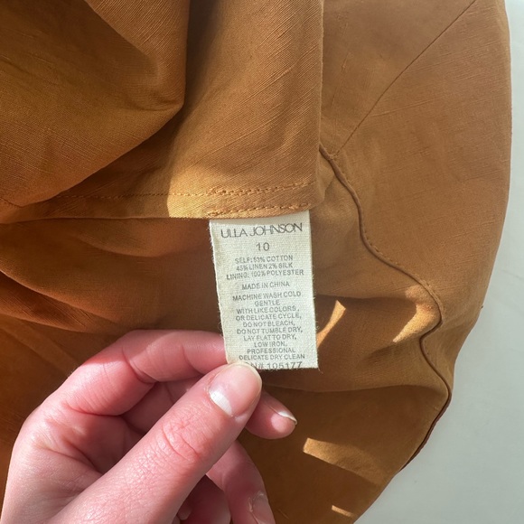 NWT Ulla Johnson Anastasia Dress in Chamomile - Picture 10 of 10